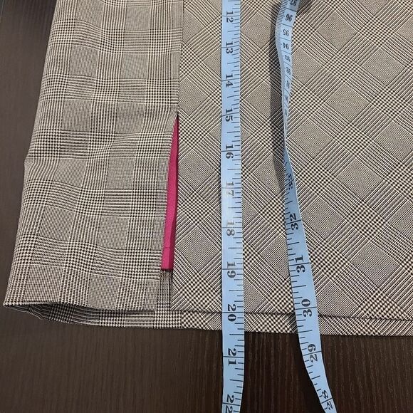 Italian-Made Glen Plaid Skirt – Size 28 Waist - Picture 5 of 7